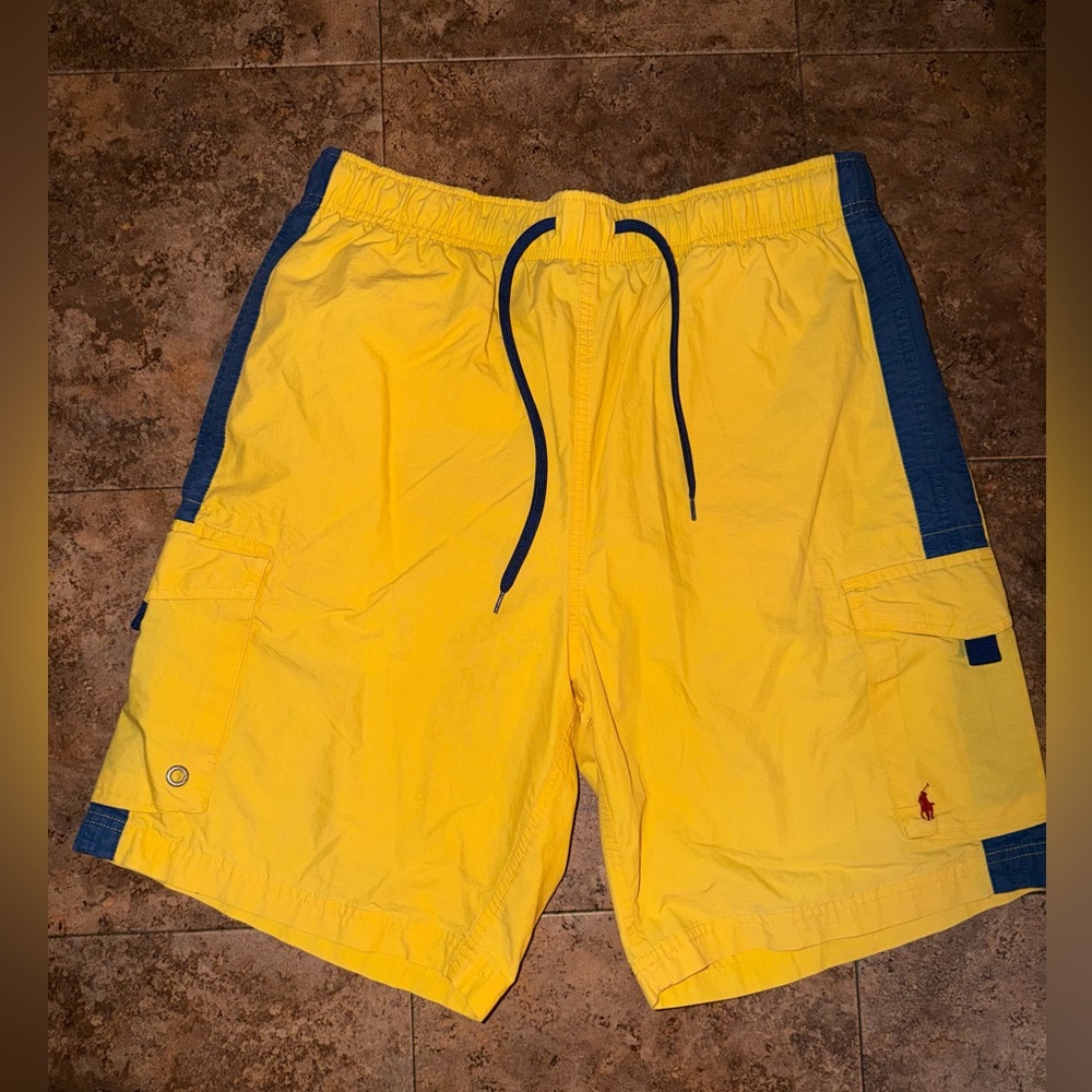 Vintage 1990s Polo Sport Pony Board Shorts